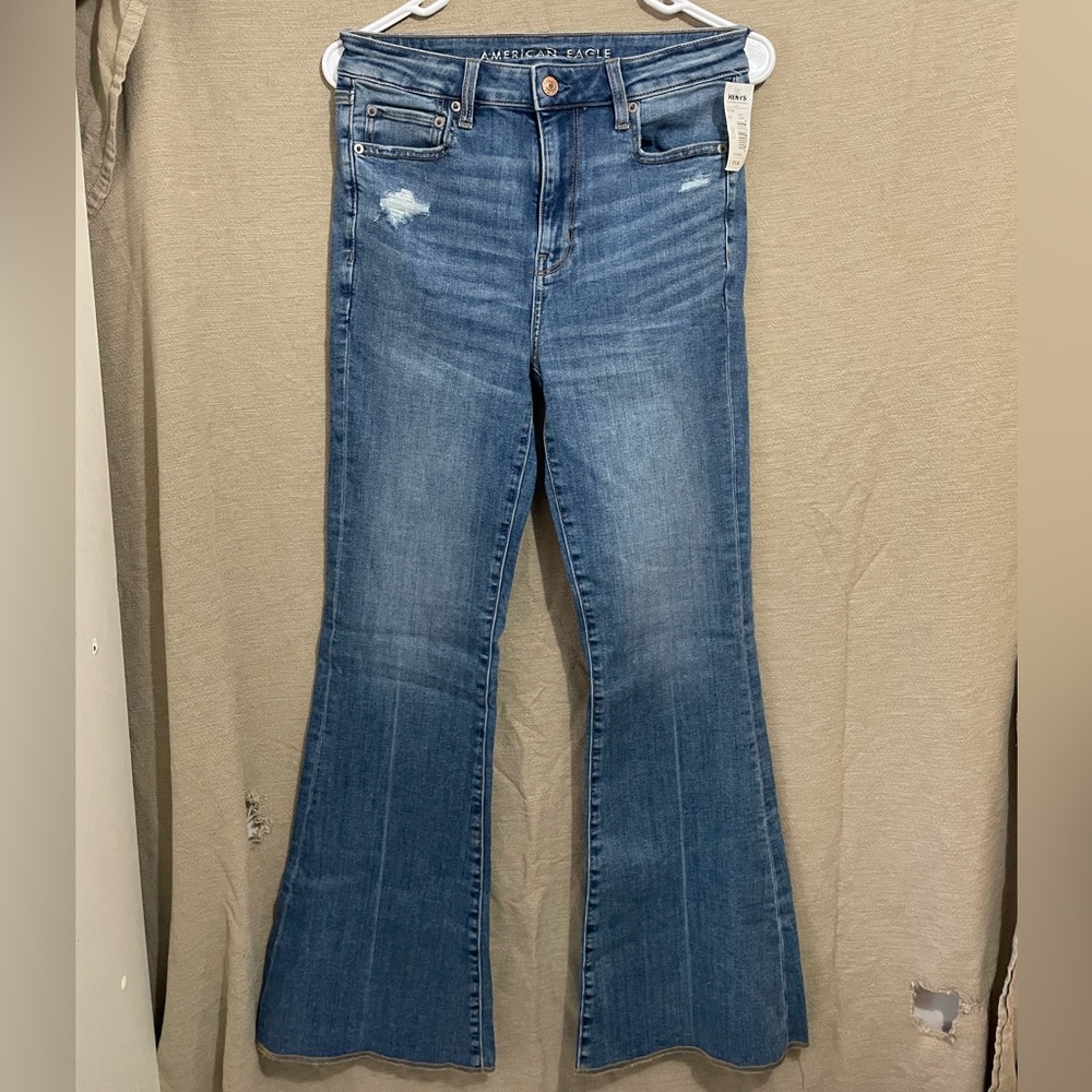 American Eagle Super High Rise Flare Jeans